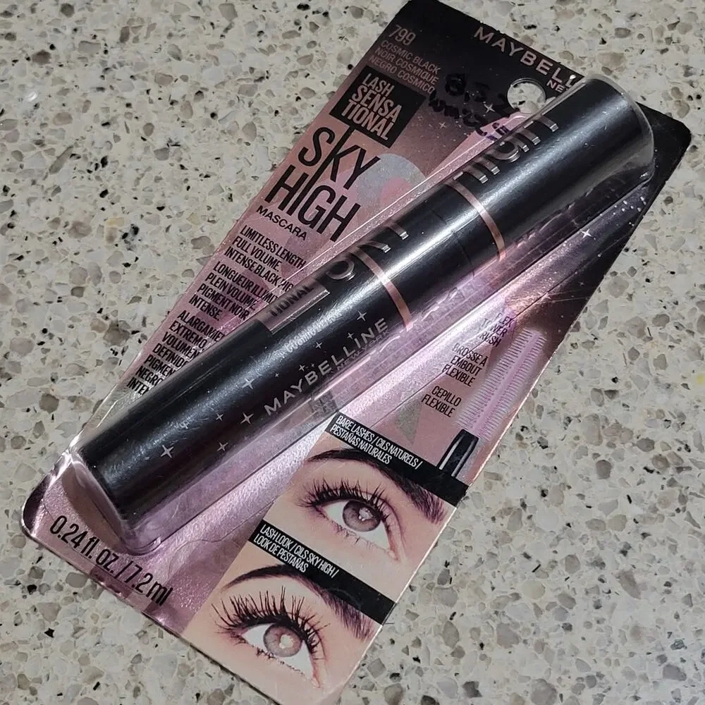 Maybelline Lash Sensational SKY HIGH Cosmic Black 799 Washable Mascara✨️NIP✨️